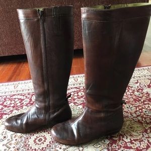 BORN STUDDED Knee High  Boots 6